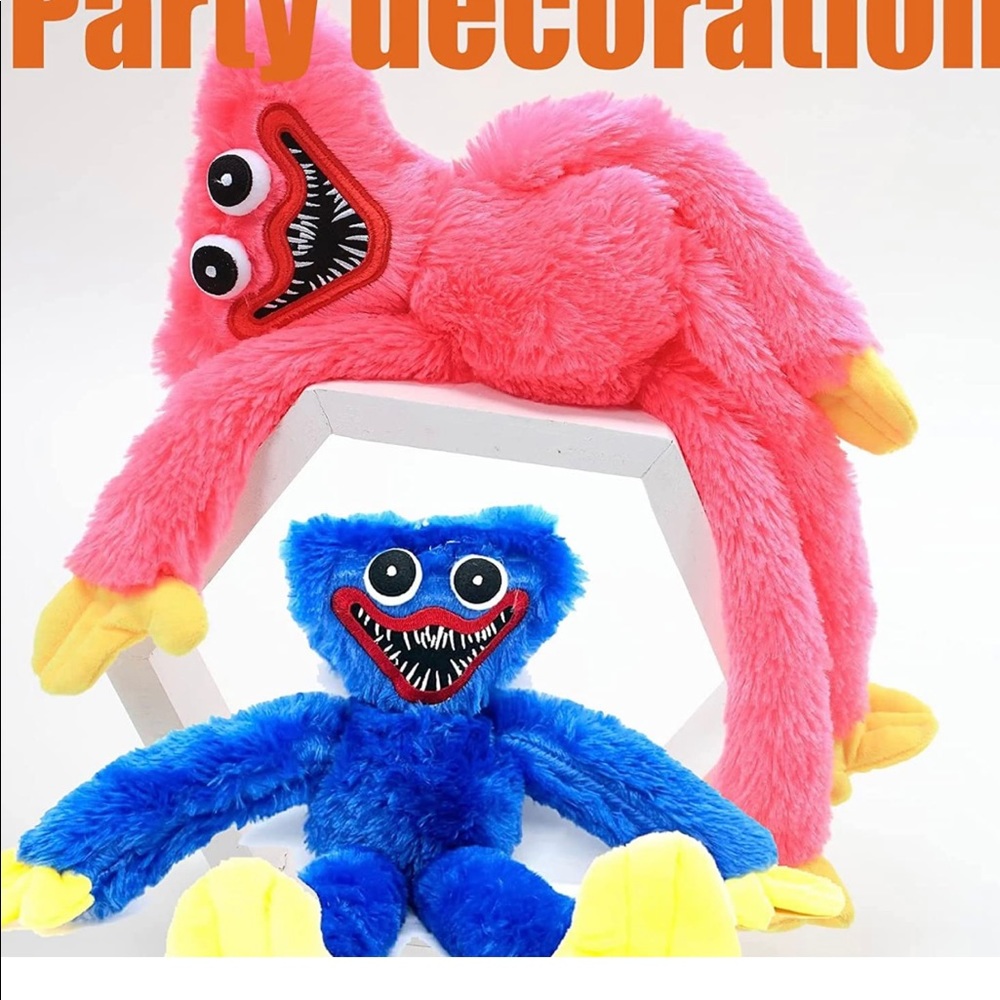 40 inches huggy wuggy plush - blue - Picture 2 of 4